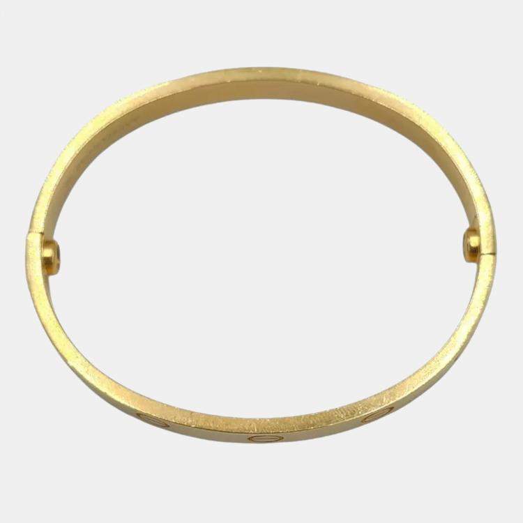 Pre Owned Cartier Love 18K Yellow Gold Bracelet