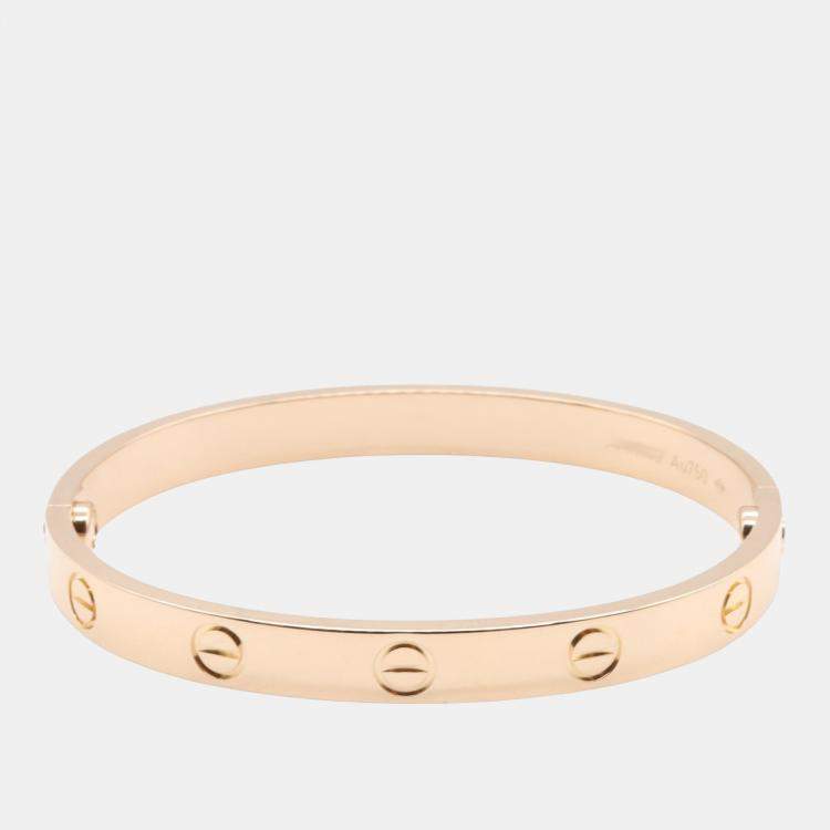 Pre Owned Cartier Love 18K Rose Gold Bangle Bracelet