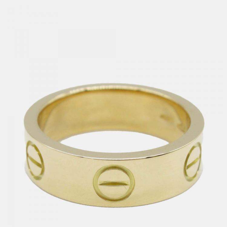 Pre Owned Cartier 18K Yellow Gold Classic Love Ring