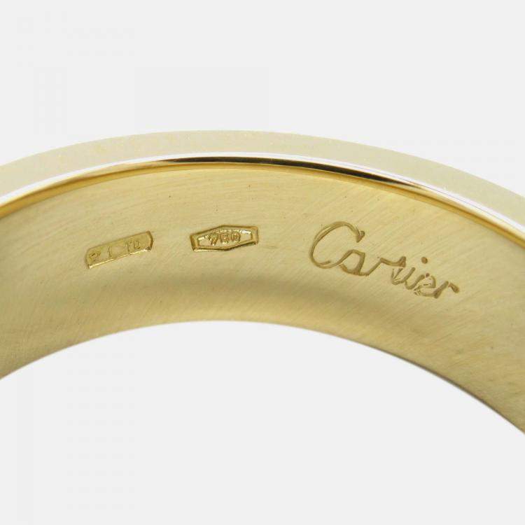 Pre Owned Cartier 18K Yellow Gold Classic Love Ring