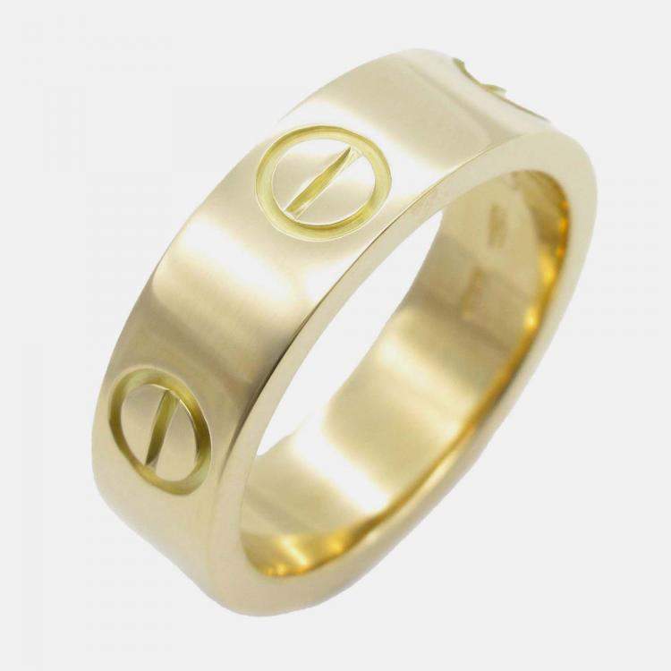 Pre Owned Cartier 18K Yellow Gold Classic Love Ring