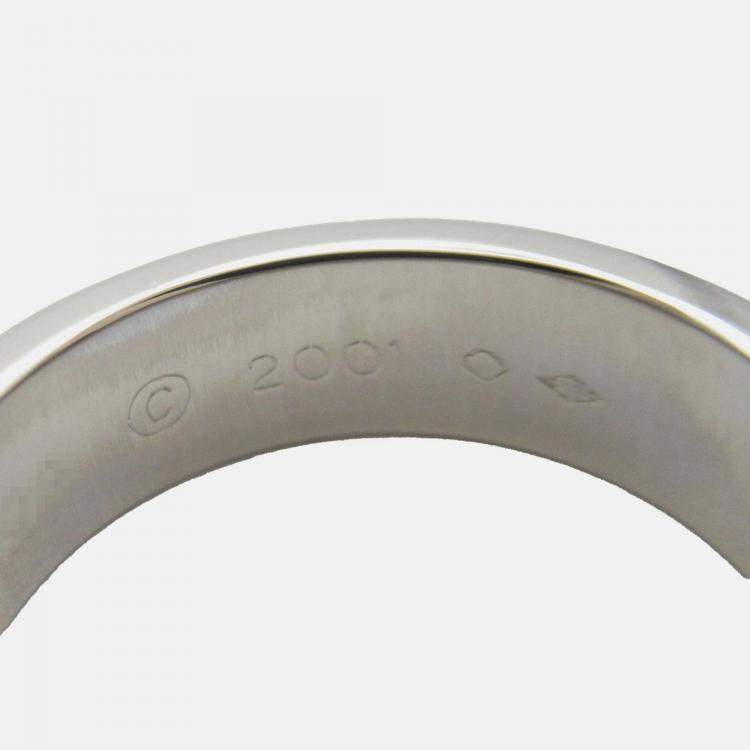 Pre Owned Cartier Platinum Classic Love Ring