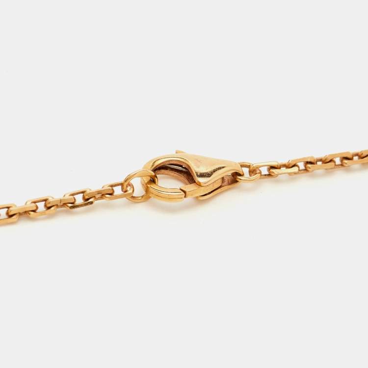 Pre Owned Cartier Love  18k Rose Gold Necklace