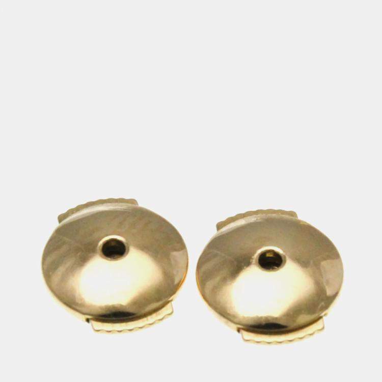 Pre Owned Cartier Baby Love 18K Pink Gold Earrings