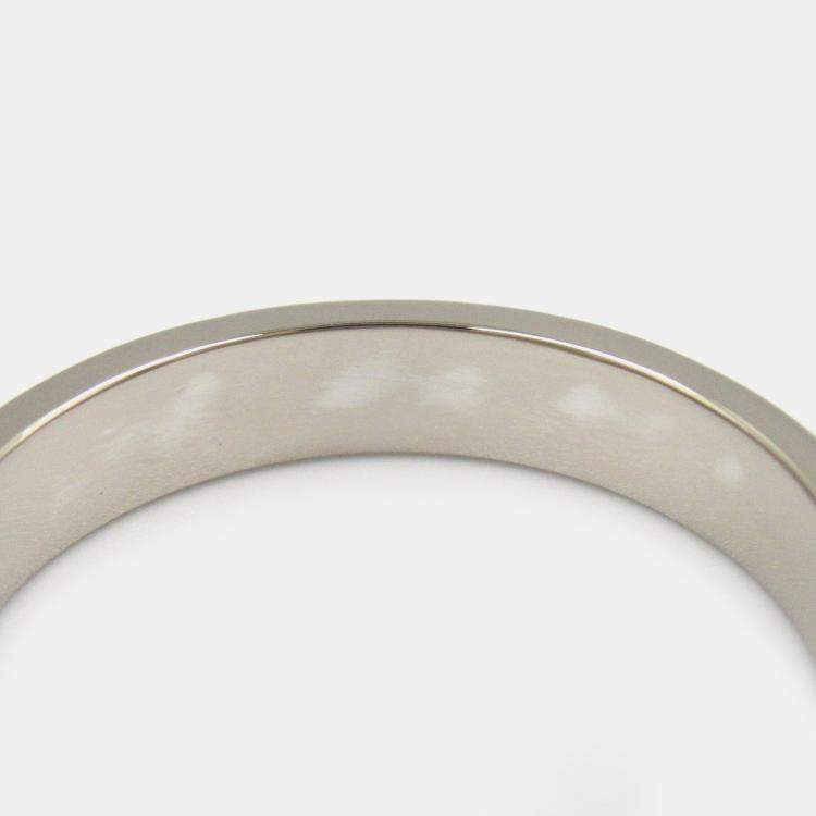 مملوكة مسبقًا Cartier Love 18K White Gold Band Ring EU 52