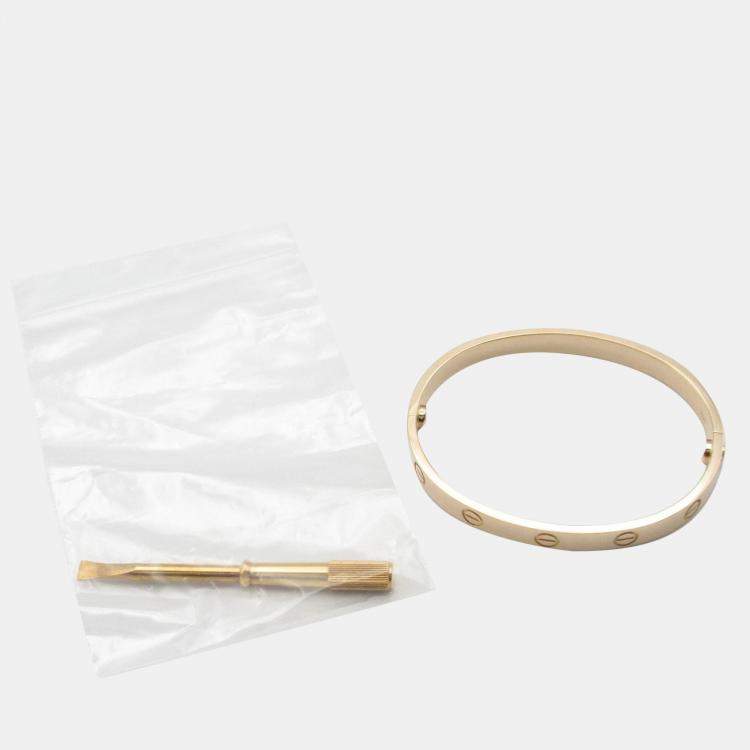 Pre Owned Cartier Love 18K Rose Gold Bracelet