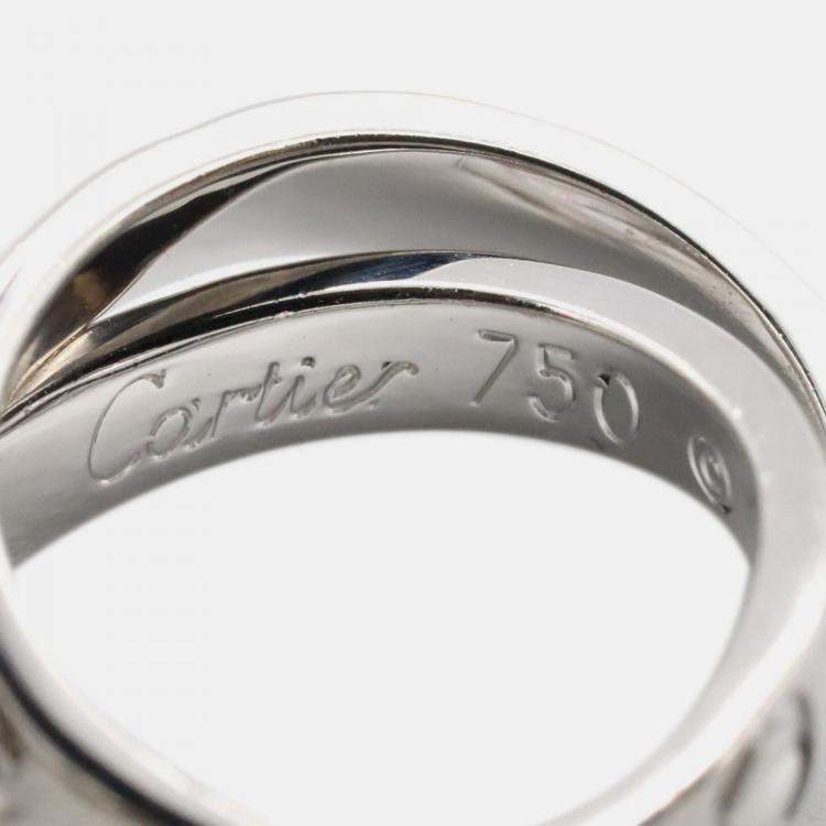 Pre Owned Cartier 18K White Gold Baby Love Bracelet