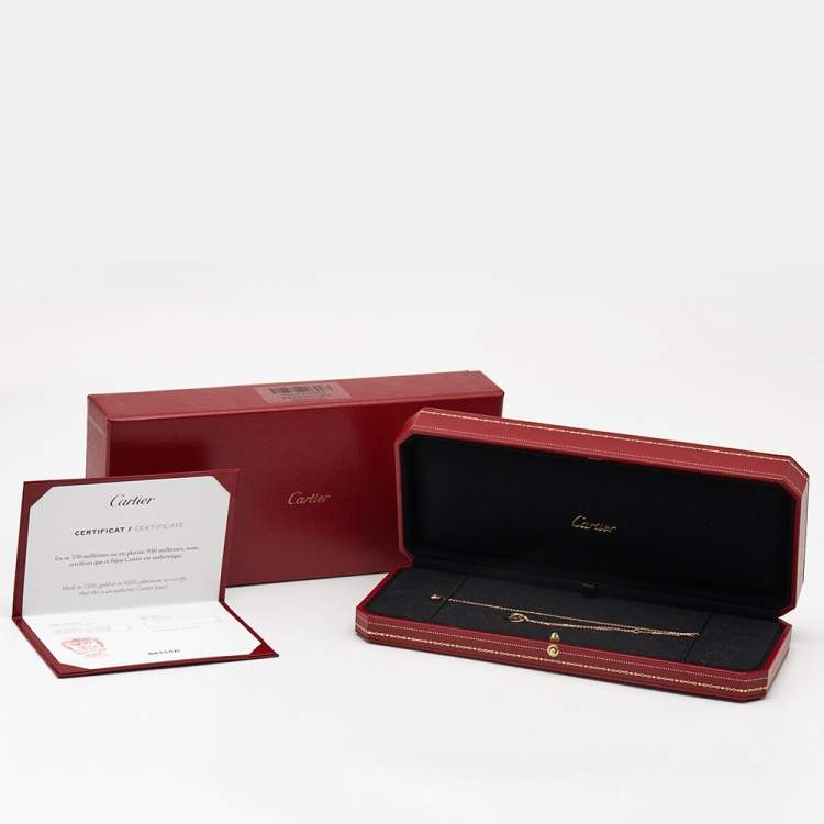 Pre Owned Cartier Trinity 18k Three Tone Gold Bracelet