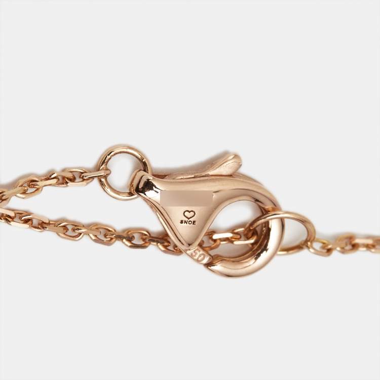 Pre Owned Cartier Trinity 18k Three Tone Gold Bracelet