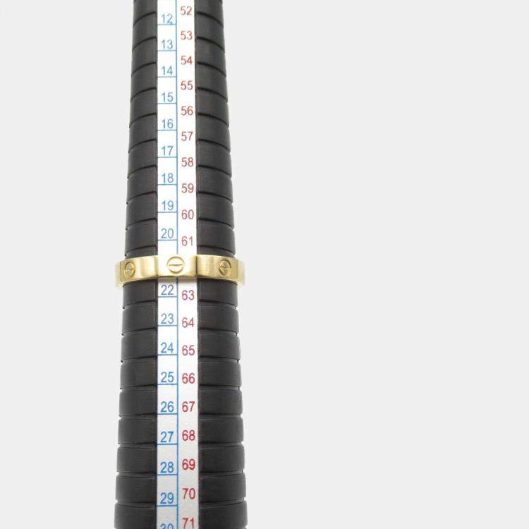 Pre Owned Cartier Love 18K Yellow Gold Ring EU 62