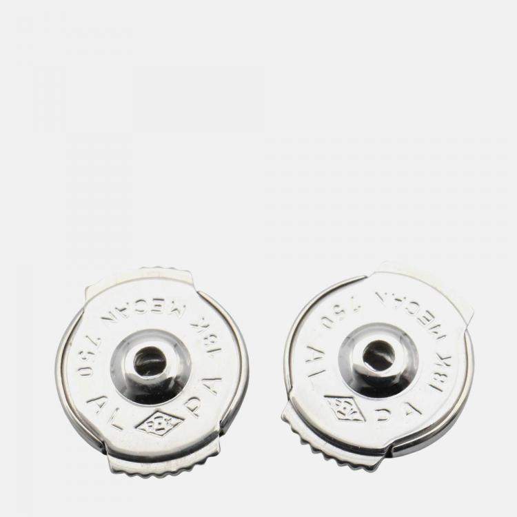 Pre Owned Cartier Diadea 18K White Gold and Diamond Earrings