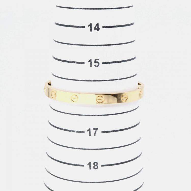 Pre Owned Cartier Love 18K Yellow Gold Bracelet
