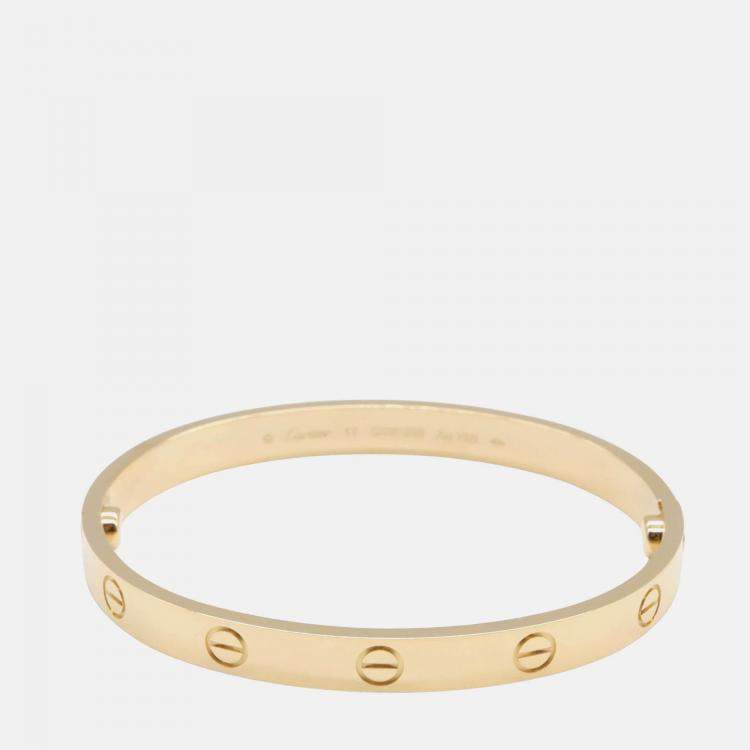 Pre Owned Cartier Love 18K Yellow Gold Bracelet