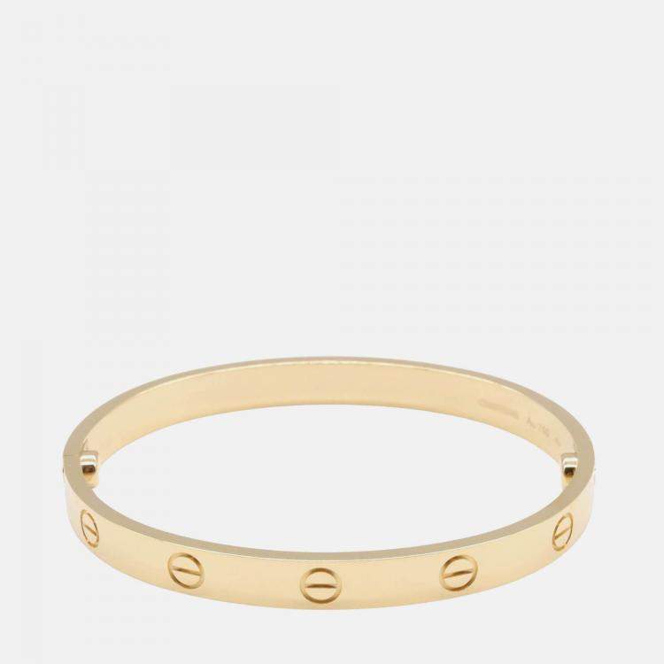 Pre Owned Cartier Love 18K Yellow Gold Bracelet
