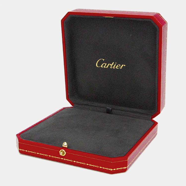 Pre Owned Cartier D'amour 18K Rose Gold and Sapphire Pendant Necklace