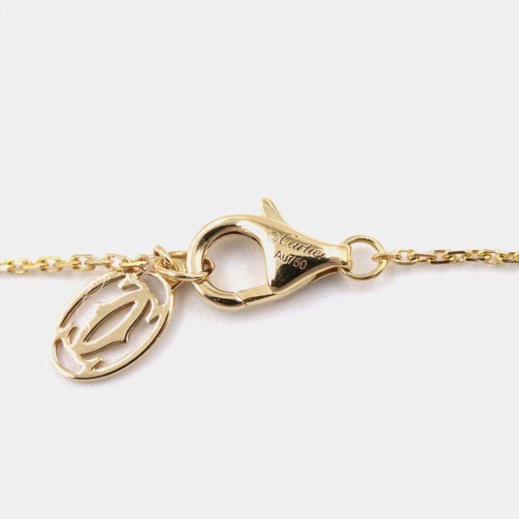 Pre Owned Cartier D'Amour 18K Yellow Gold Diamond Necklace