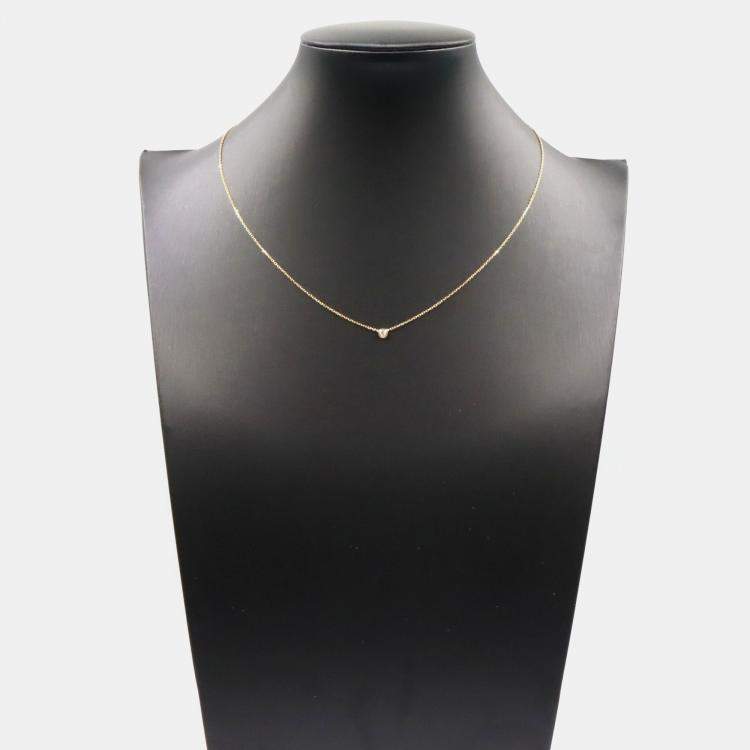 Pre Owned Cartier D'Amour 18K Yellow Gold Diamond Necklace