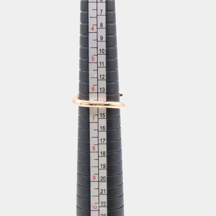 Pre Owned Cartier Juste Un Clou Diamond 18K Rose Gold Ring EU 53