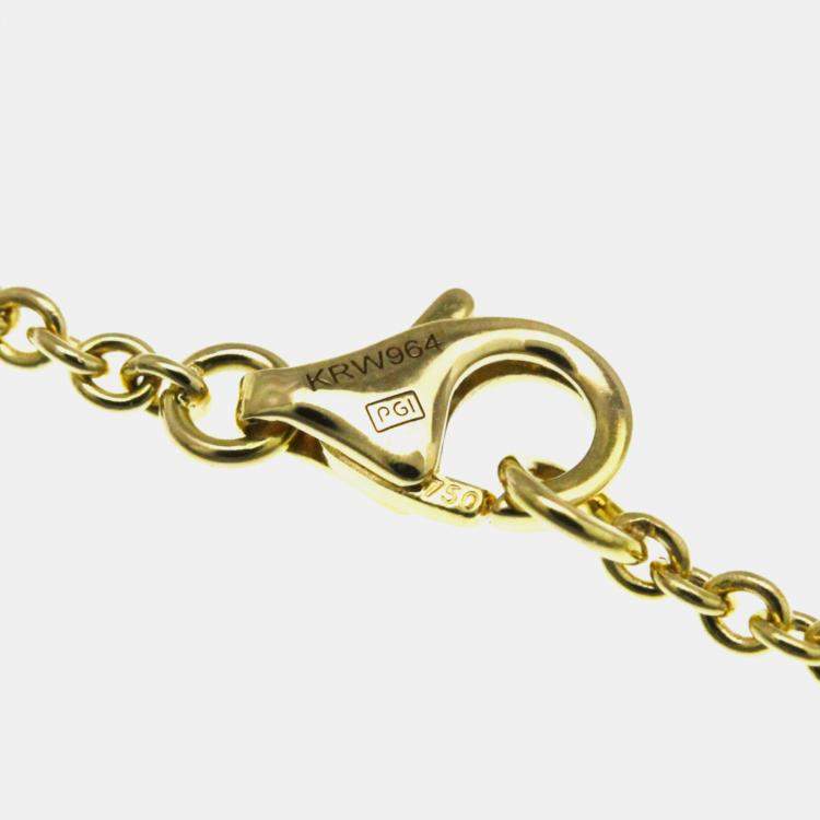 مملوكة مسبقًا Cartier Love Interlocking 18K Yellow Gold Necklace