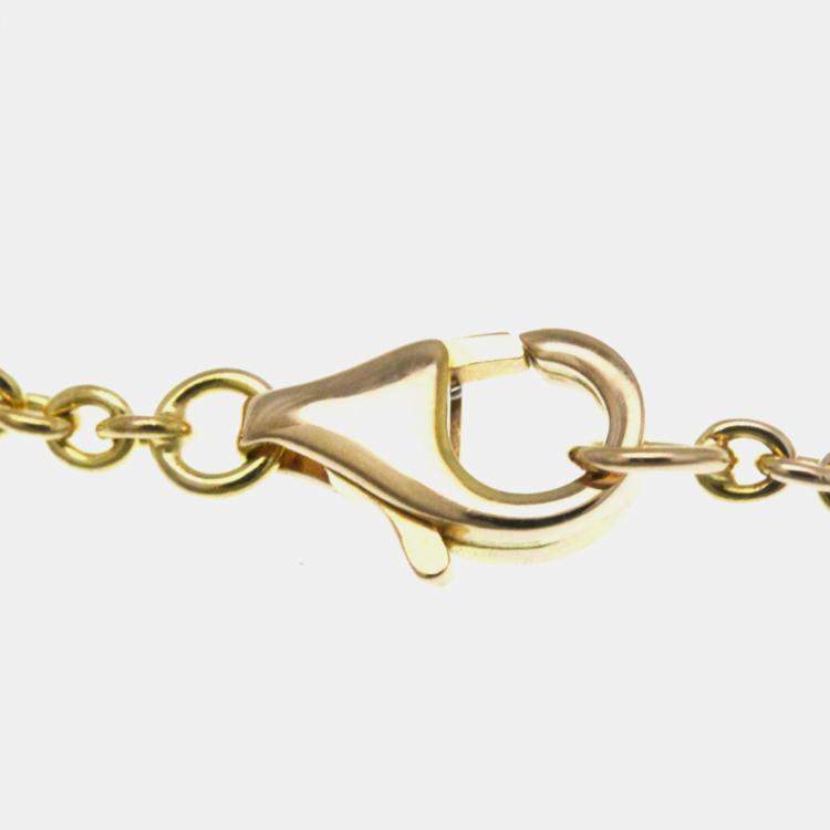 Pre Owned Cartier Love Interlocking 18K Rose Gold Necklace