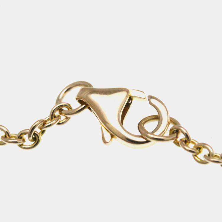 Pre Owned Cartier Love Interlocking 18K Rose Gold Necklace
