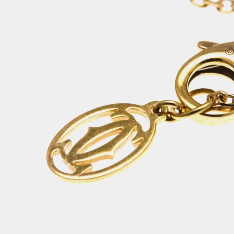 Pre Owned Cartier D'amour 18K Pink Gold Diamond Necklace