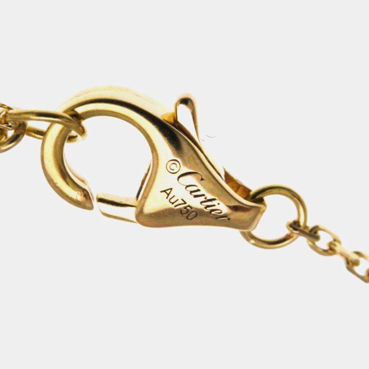 Pre Owned Cartier D'amour 18K Pink Gold Diamond Necklace
