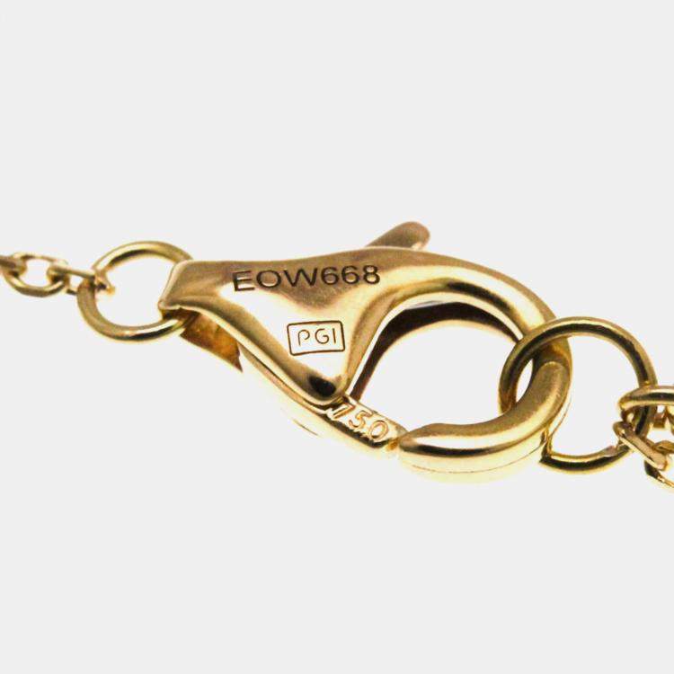 Pre Owned Cartier D'amour 18K Pink Gold Diamond Necklace