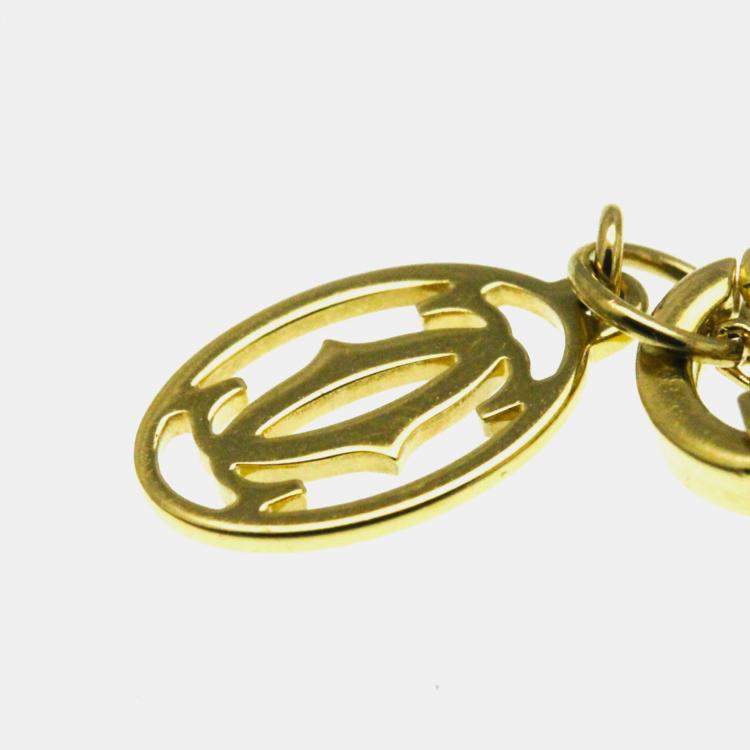Pre Owned Cartier D'amour 18K Yellow Gold Diamond Necklace