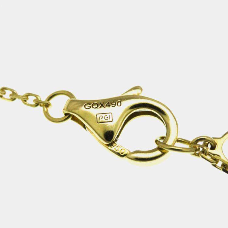 Pre Owned Cartier D'amour 18K Yellow Gold Diamond Necklace