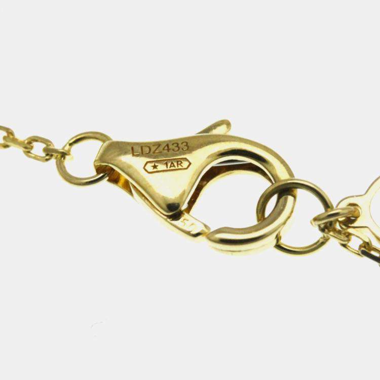Pre Owned Cartier D'amour XS 18K Yellow Gold Diamond Necklace