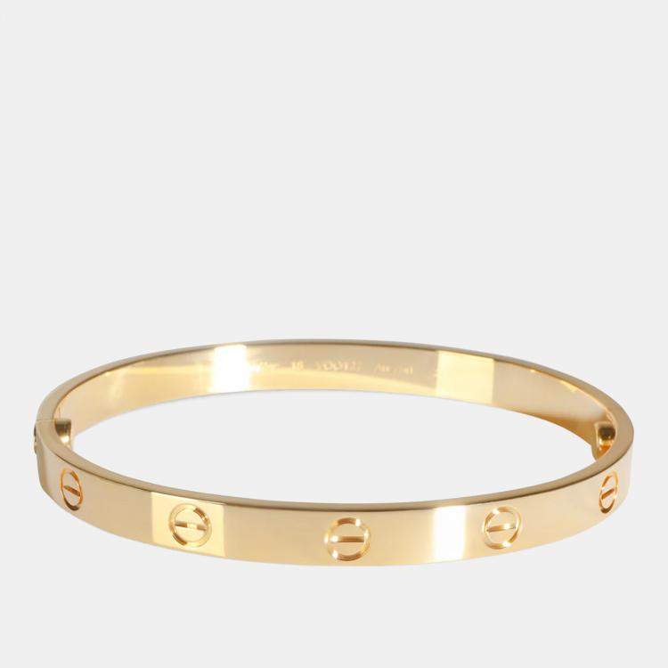 Pre Owned Cartier Love 18K Yellow Gold Bracelet