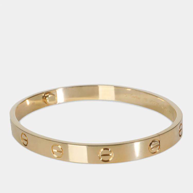Pre Owned Cartier Love 18K Yellow Gold Bracelet
