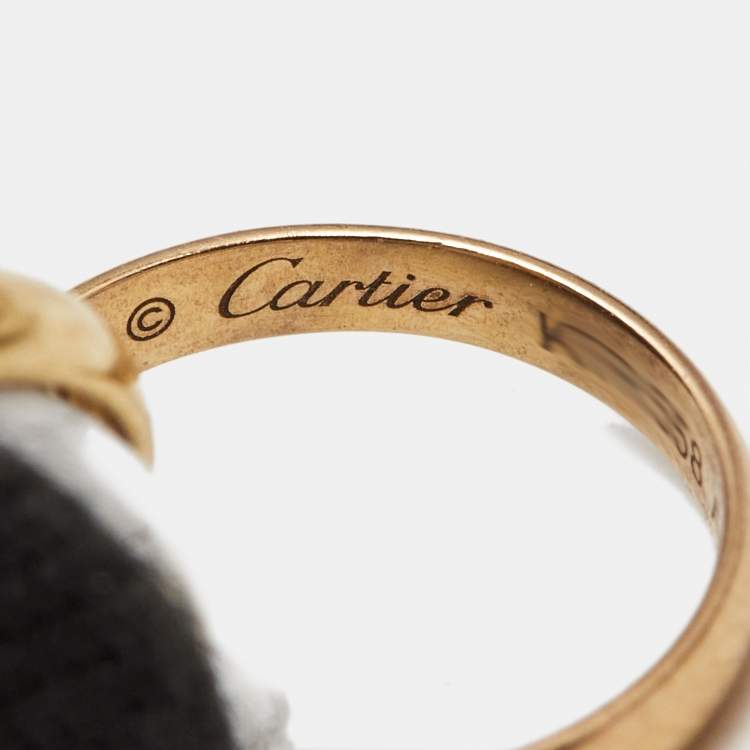 Pre Owned Cartier Trinity 18k Three Tone Gold Cord Bracelet