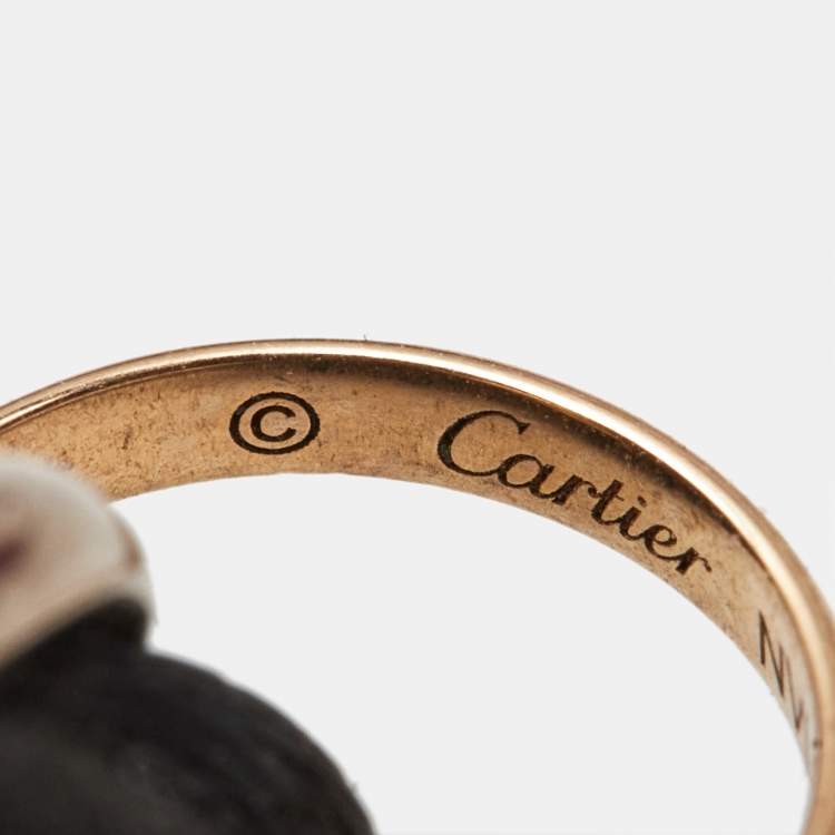 Pre Owned Cartier Trinity 18k Three Tone Gold Cord Bracelet