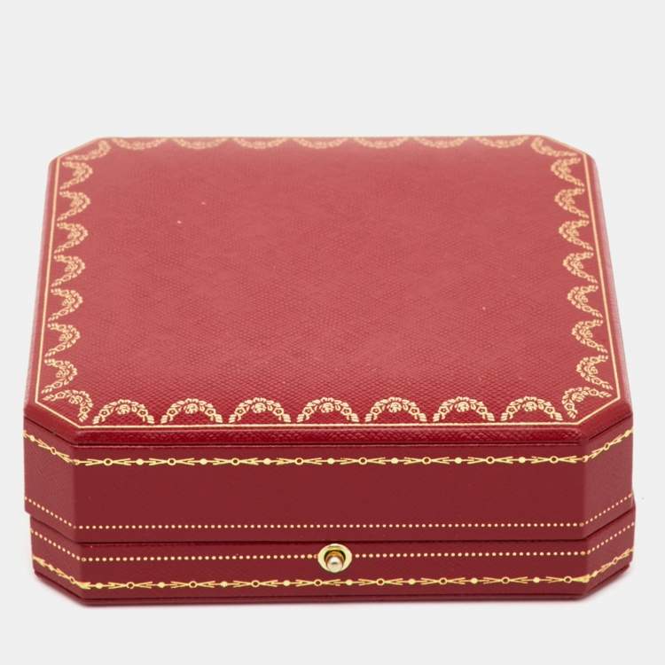 Pre Owned Cartier Amulette De Cartier Carnelian Diamond 18k Rose Gold XS Pendant Necklace