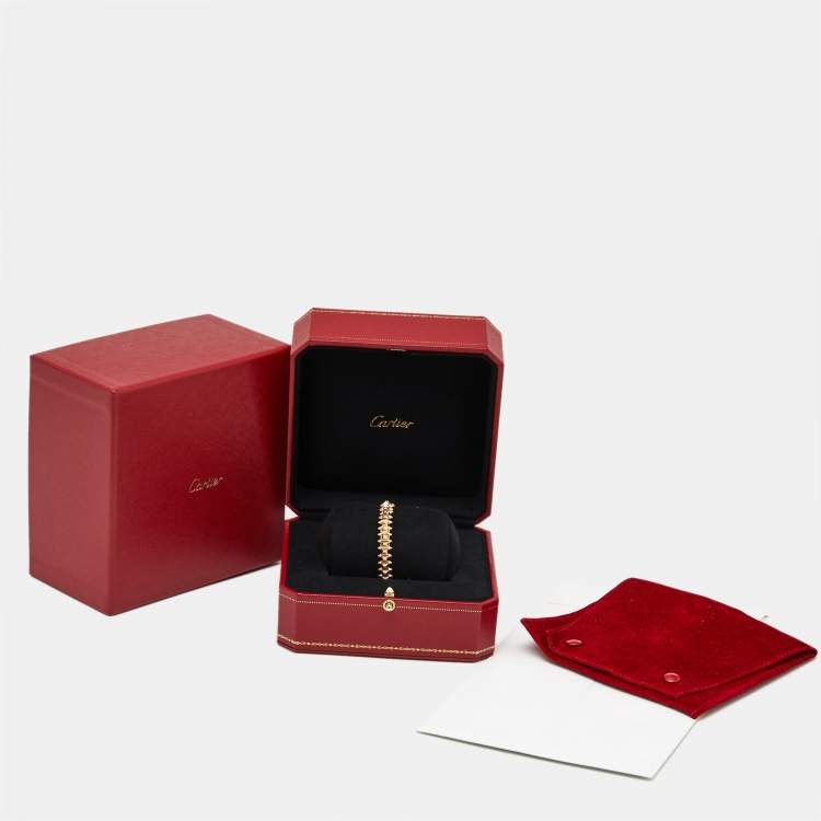 Pre Owned Cartier Clash de Cartier 18k Rose Gold Medium Model Bracelet 17