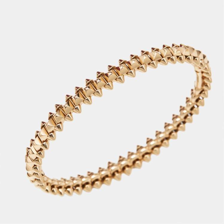 Pre Owned Cartier Clash de Cartier 18k Rose Gold Medium Model Bracelet 17