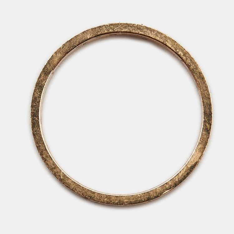 Pre Owned خاتم كارتييه لوڤ موديل صغير ذهب وردي عيار 18 مقاس 51