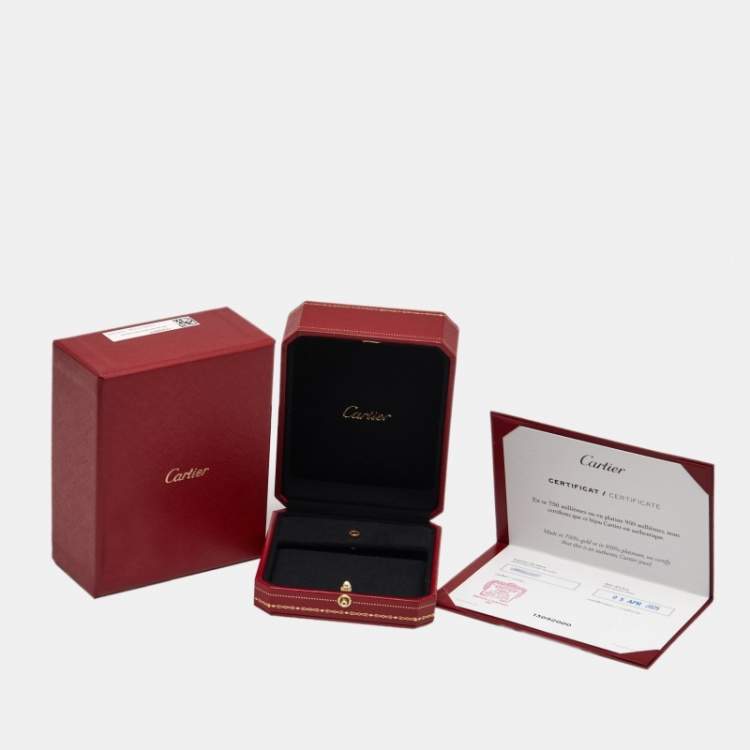 Pre Owned Cartier Love 18k Yellow Gold Single Earring