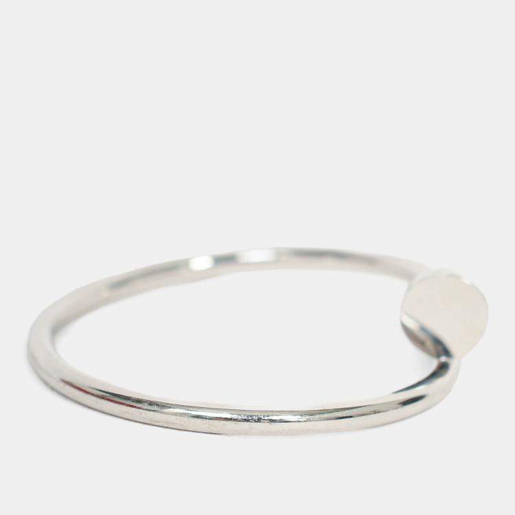 Pre Owned Cartier 2022 18K White Gold Juste un Clou Bracelet Classic Model