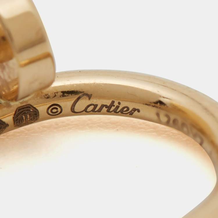 Pre Owned Cartier Juste Un Clou 18k Yellow Gold Single Earring