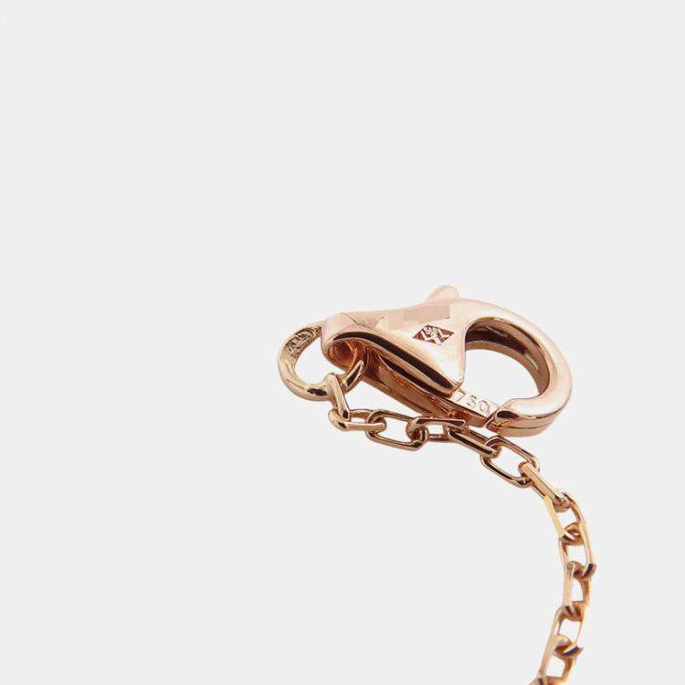 مملوكة مسبقًا Cartier Double C Diamond 18K Pink Gold Necklace