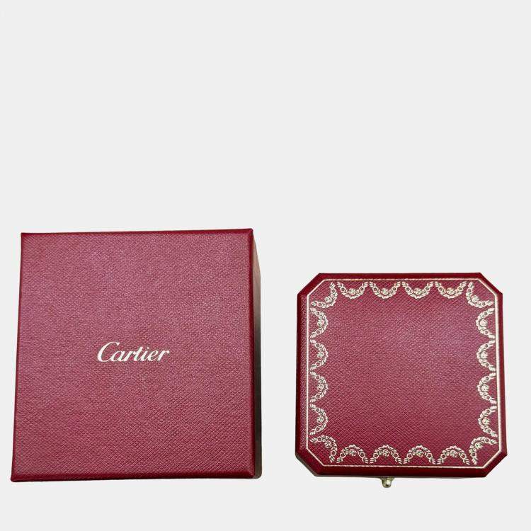 Pre Owned Cartier Love 18K White Gold Ring EU 49