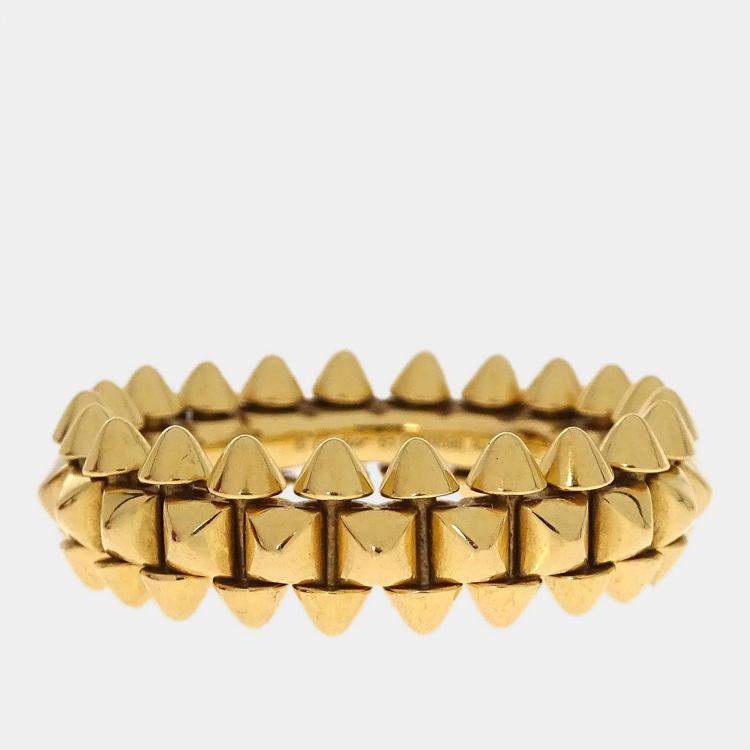 Pre Owned Cartier Clash de Cartier SM Ring GRW096 Au750 Gold #51