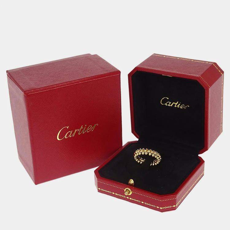 Pre Owned Cartier Clash de Cartier SM Ring GRW096 Au750 Gold #51