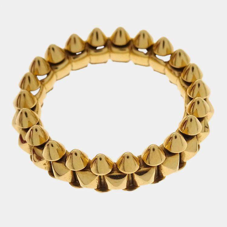 Pre Owned Cartier Clash de Cartier SM Ring GRW096 Au750 Gold #51