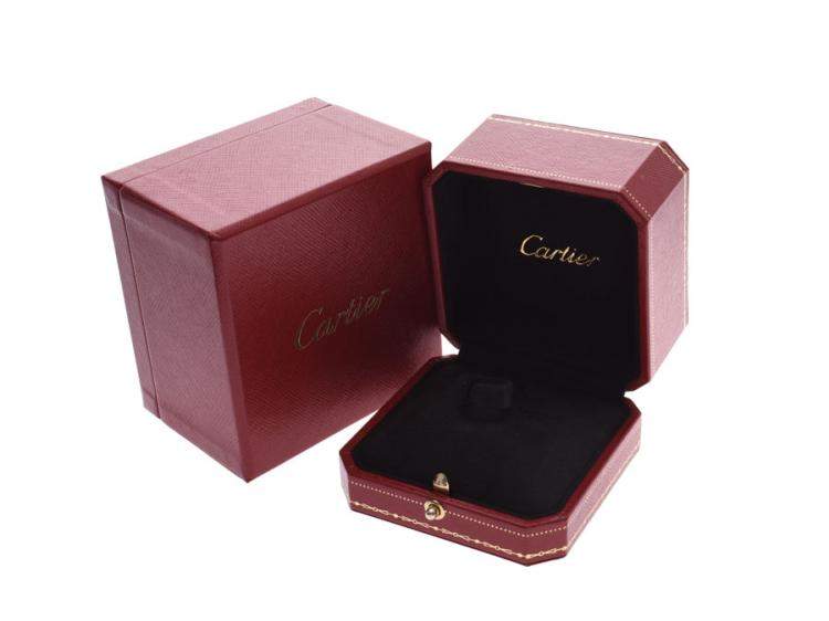 مملوكة مسبقًا Cartier Trinity De Cartier Three Tone 18k Gold Band Ring Size 49