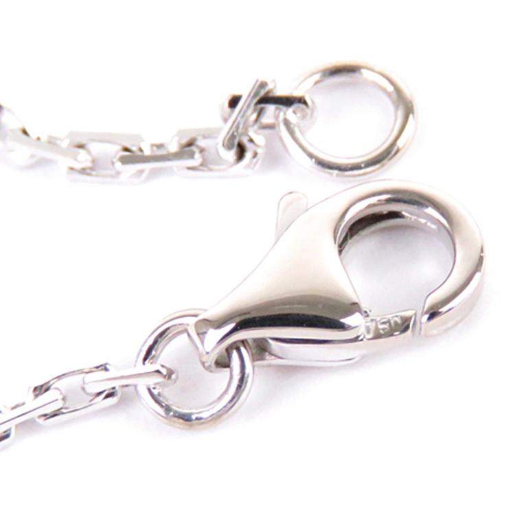 Pre Owned Cartier Love 18K White Gold Diamond Necklace 