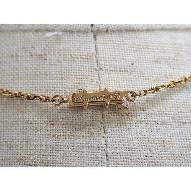 Pre Owned Cartier C Heart of Cartier Diamond 18K Yellow Gold Necklace